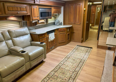 Roomy RV interior