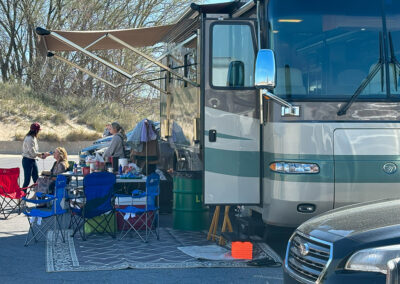 RV on production site in Indiana