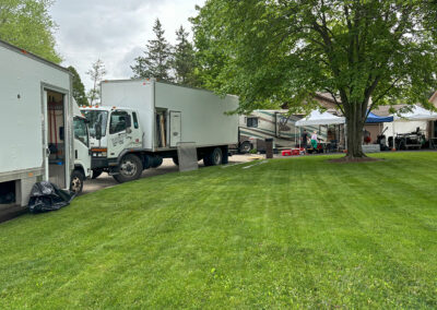 RV on production site