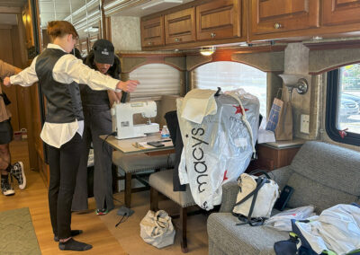 comfortable space for crew onsite