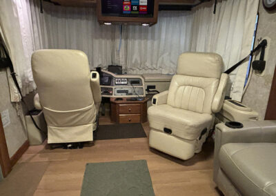 RV interior facing front
